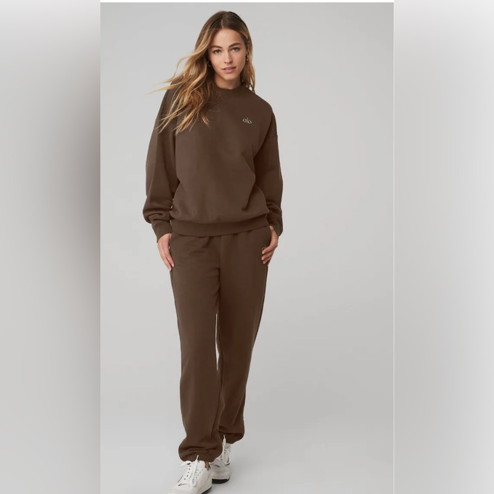 ALO YOGA espresso crewneck Only!